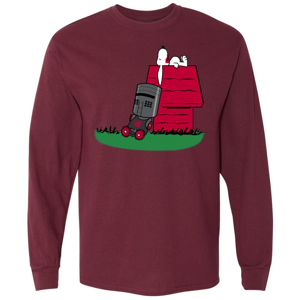 Long Sleeve T-Shirt - ZE33CFWD - Maroon - 11