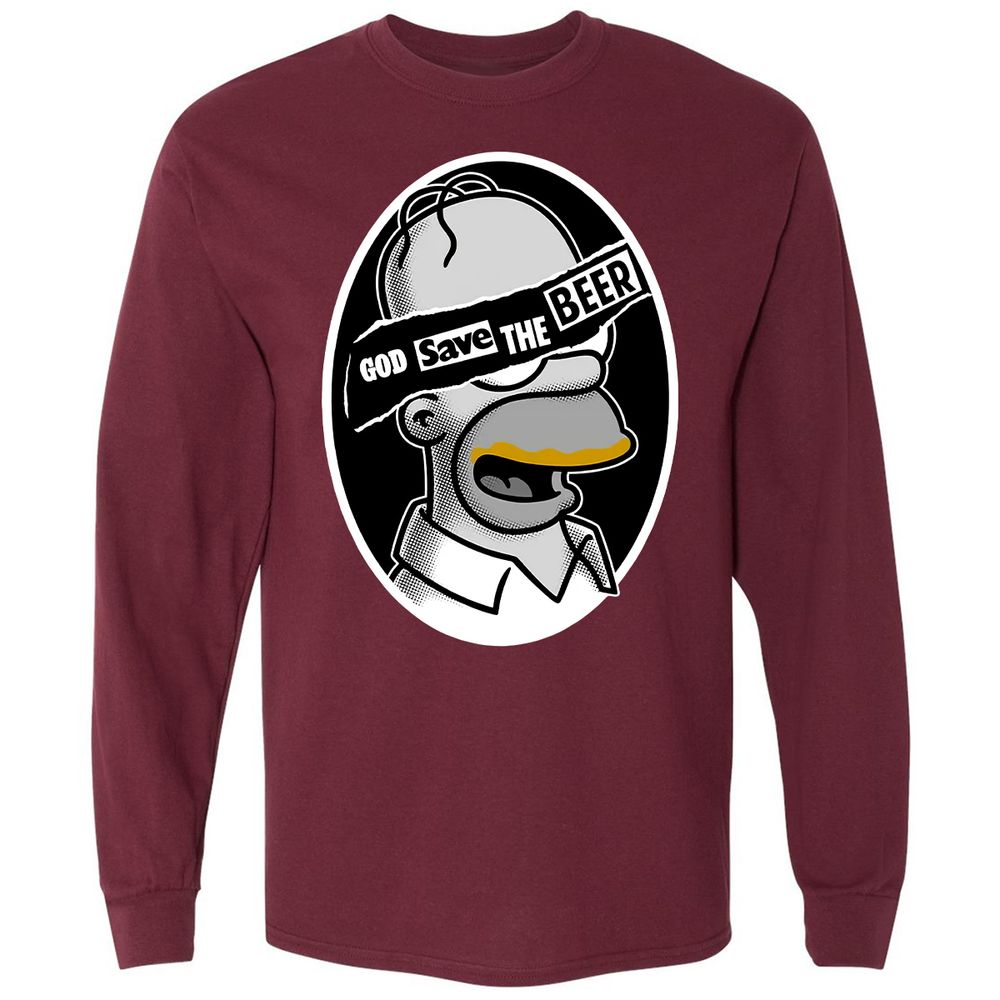 Long Sleeve T-Shirt - M942CUD8 - Maroon - 11