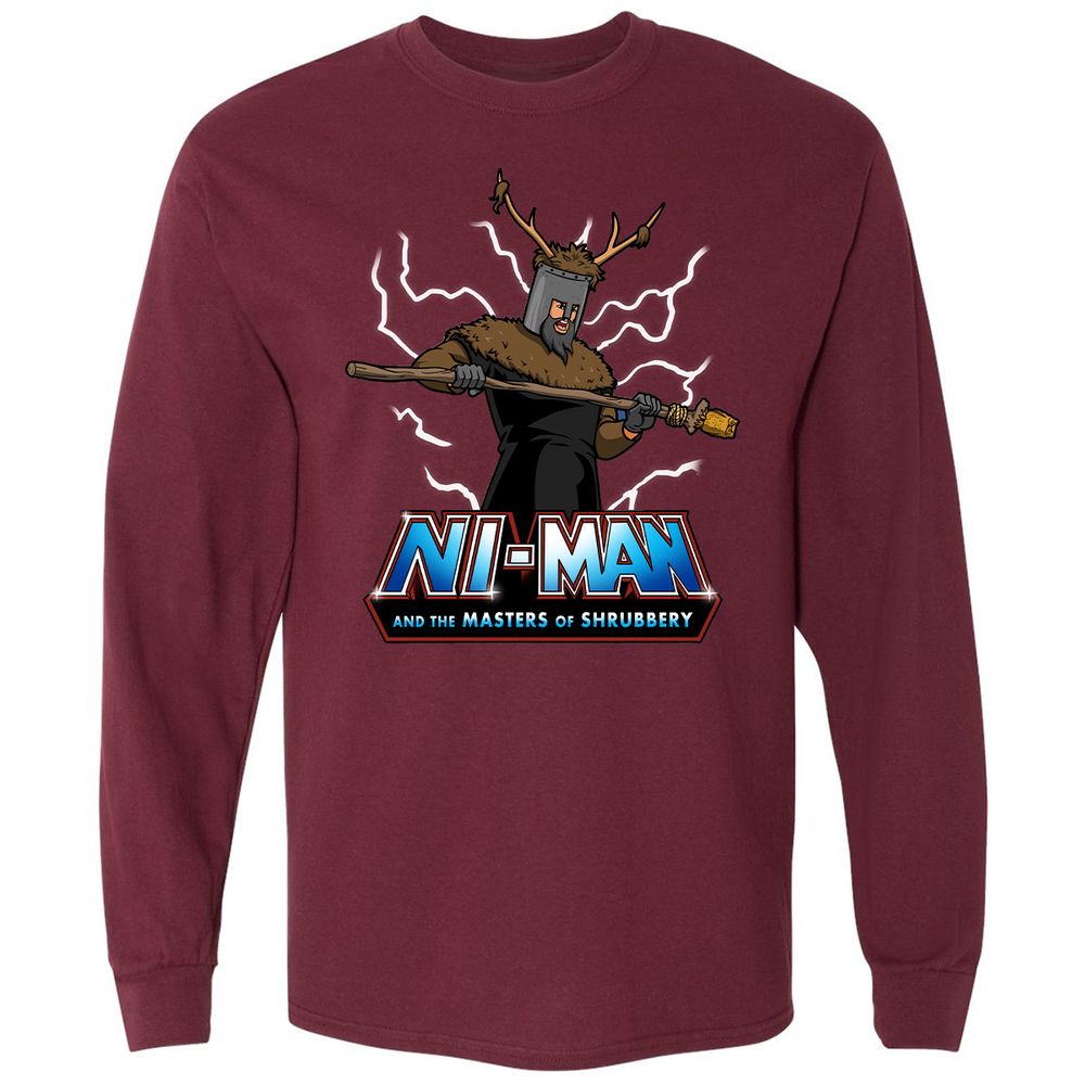 Long Sleeve T-Shirt - VQP7FLNS - Maroon - 11