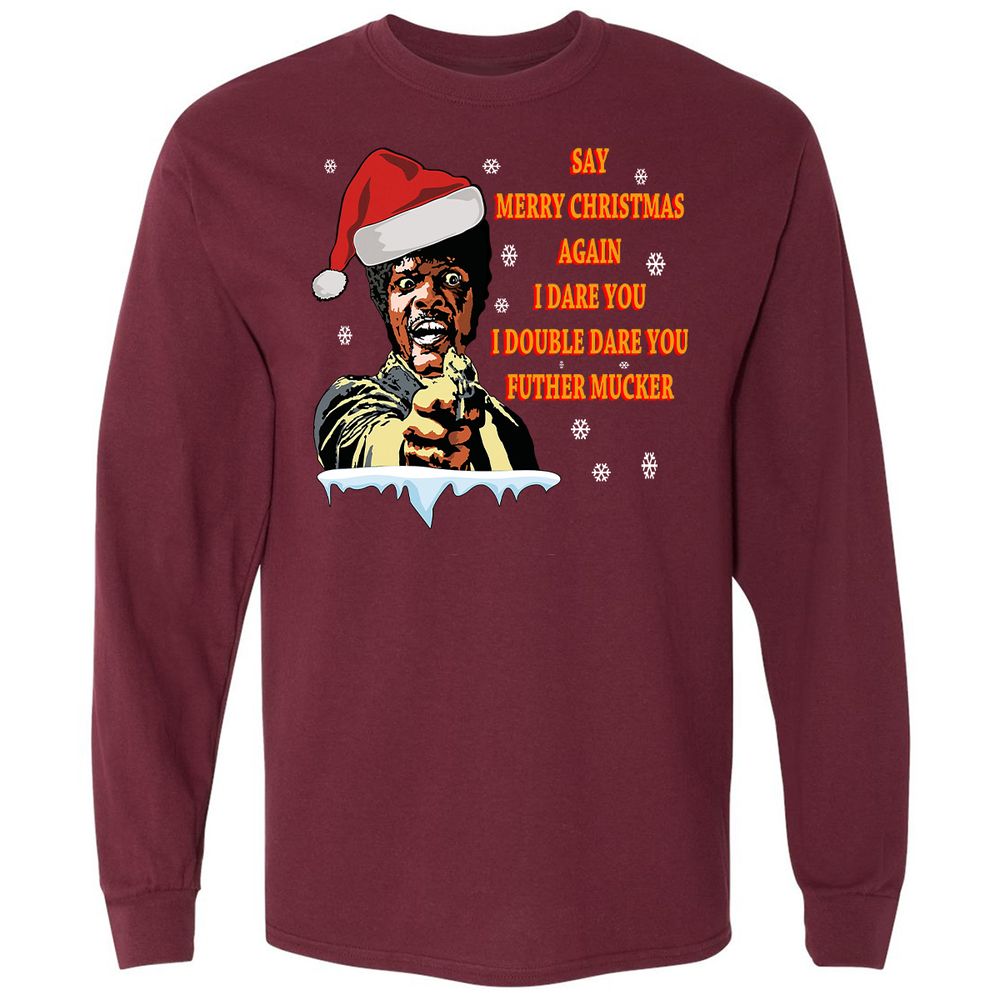 Long Sleeve T-Shirt - RLQREWXW - Maroon - 11