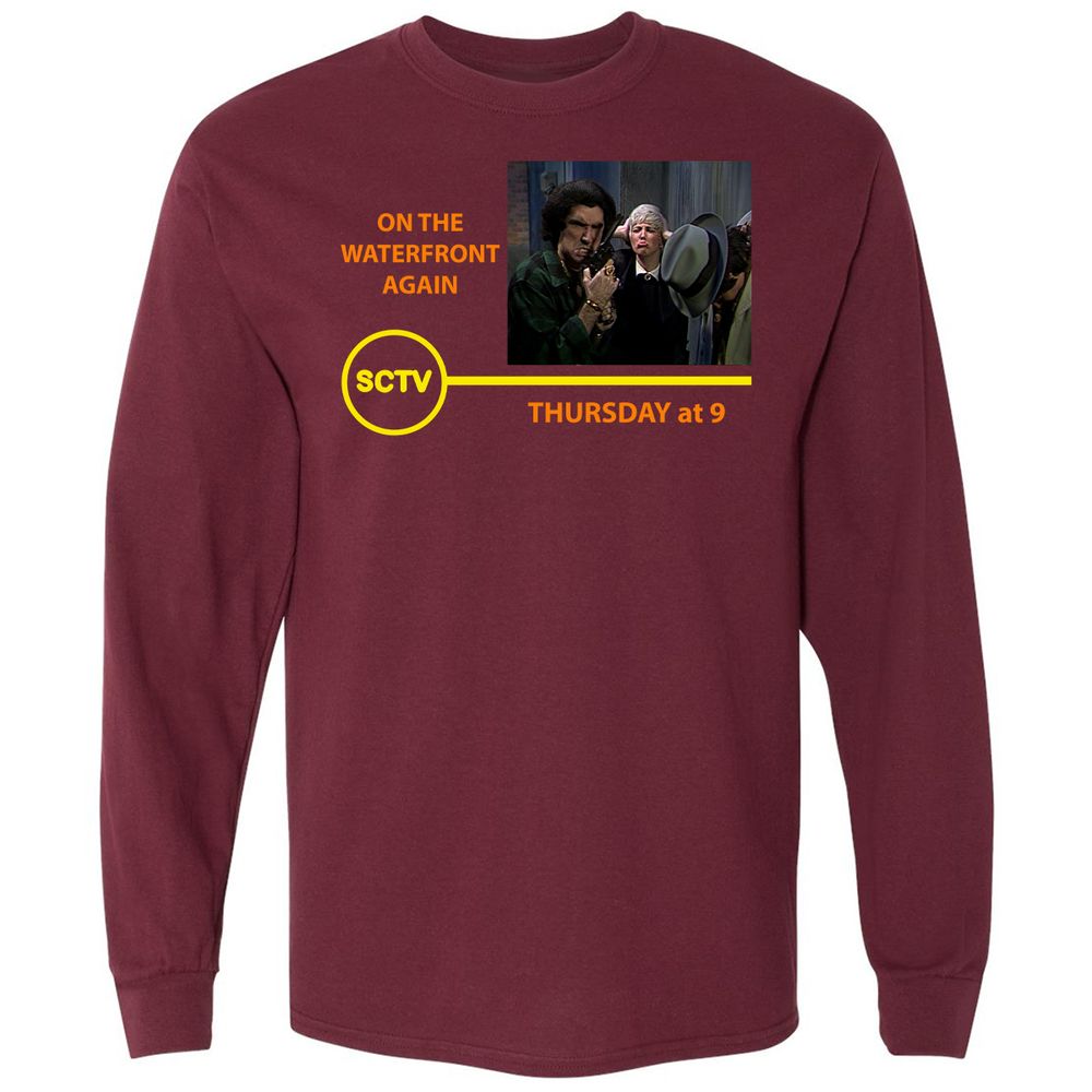 Long Sleeve T-Shirt - M4G4EWWX - Maroon - 11