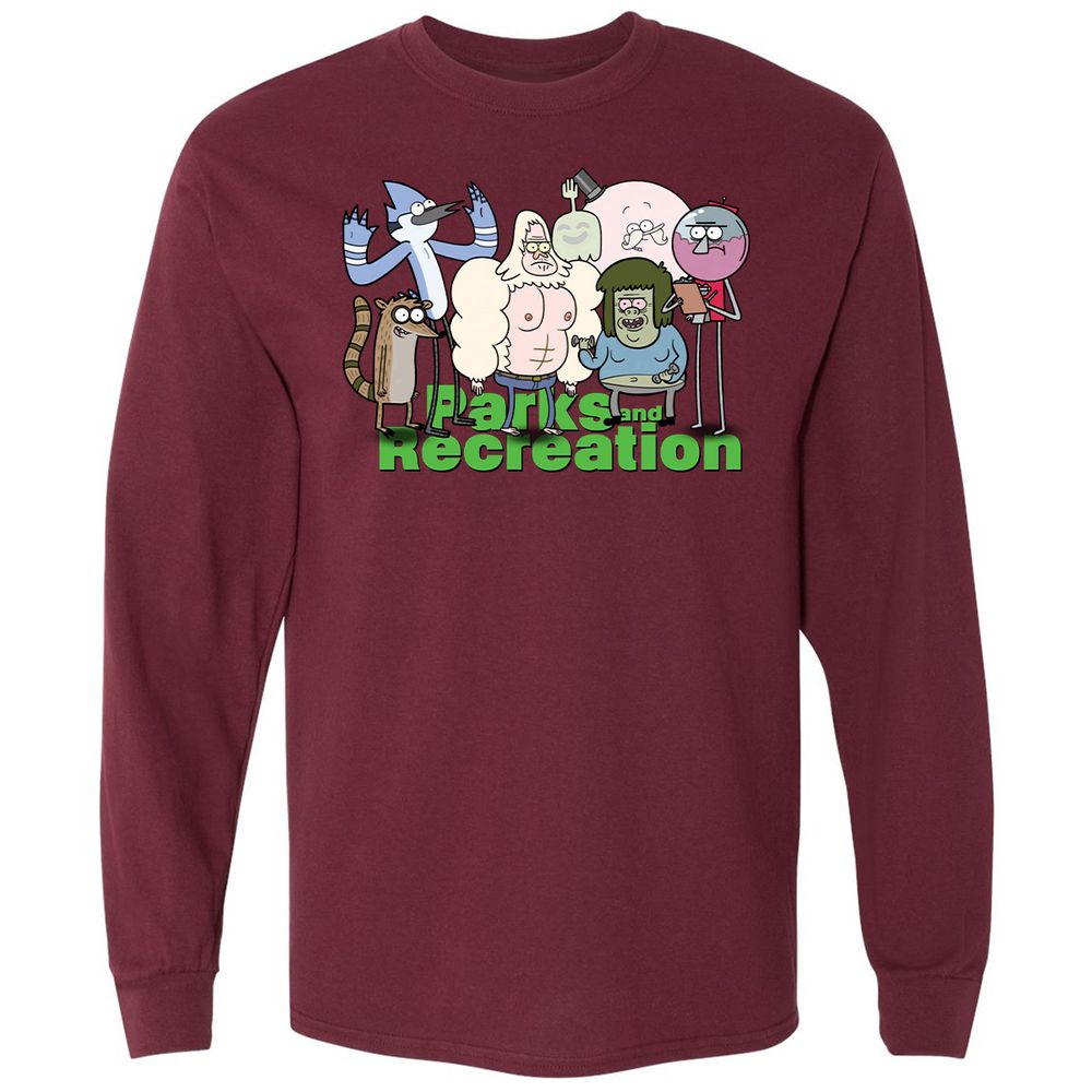 Long Sleeve T-Shirt - JNZ5F2KR - Maroon - 11