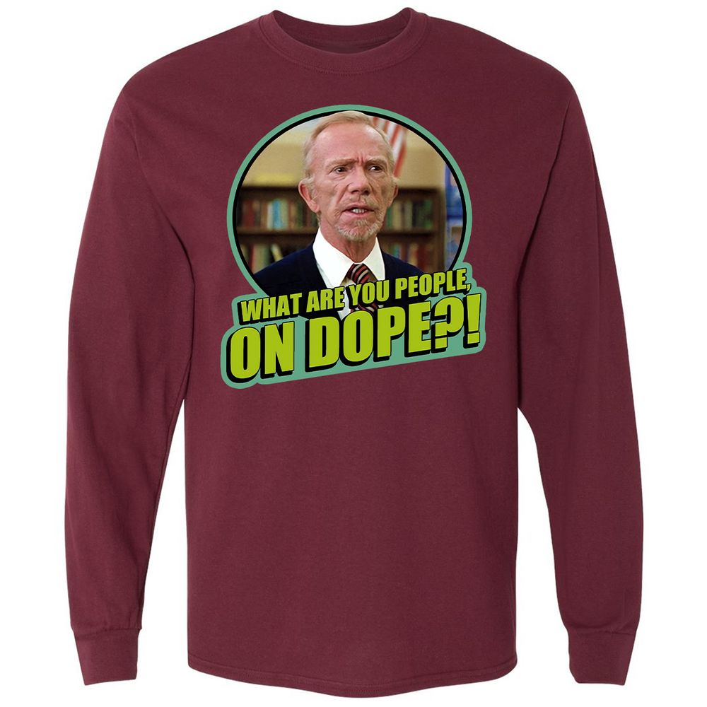 Long Sleeve T-Shirt - 3DEGQ2VP - Maroon - 11