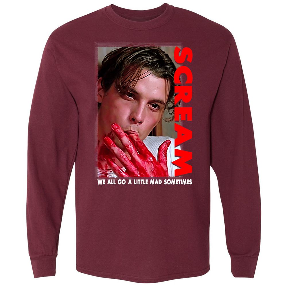 Long Sleeve T-Shirt - D24DF6TZ - Maroon - 11