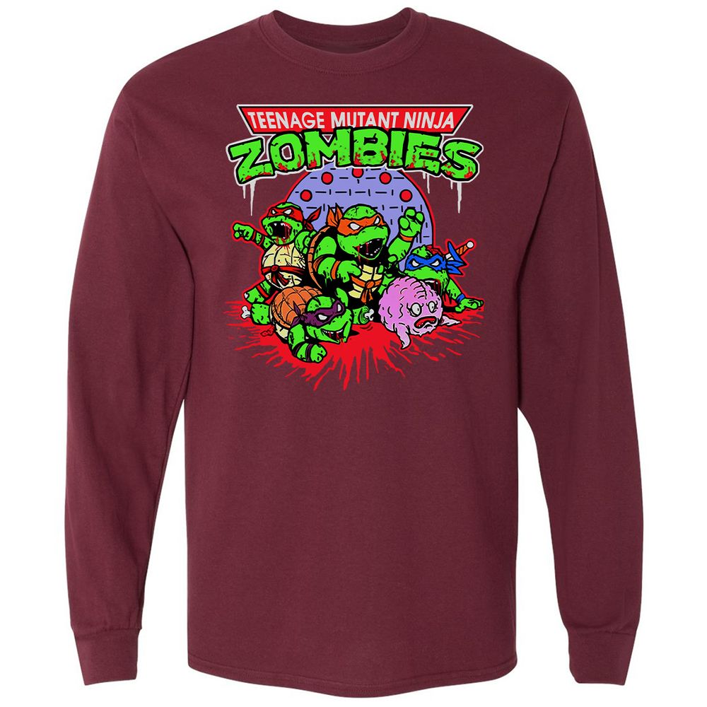 Long Sleeve T-Shirt - SKN41A3J - Maroon - 11