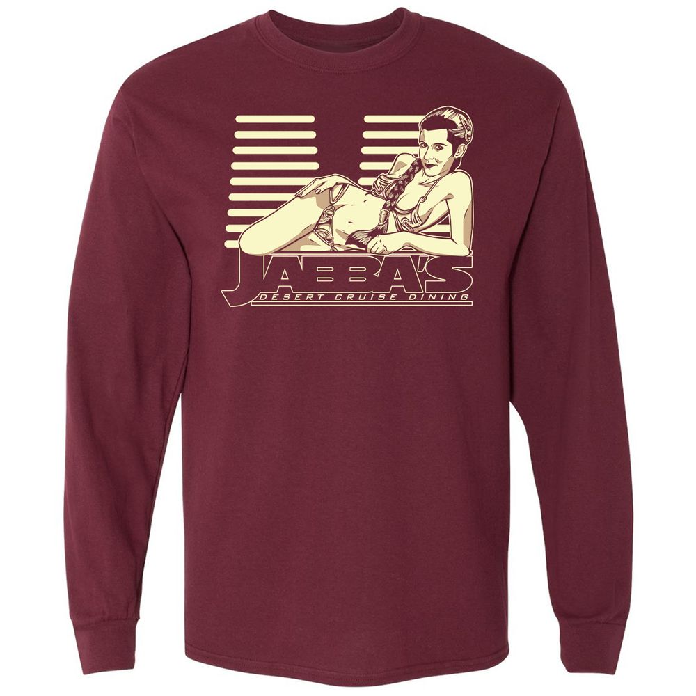 Long Sleeve T-Shirt - 9EVKJRX1 - Maroon - 11