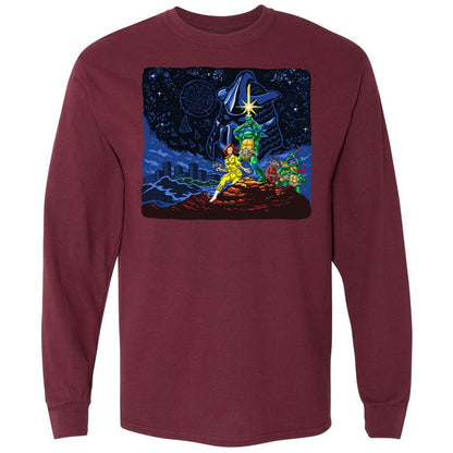 Long Sleeve T-Shirt - RVUE4867 - Maroon - 11