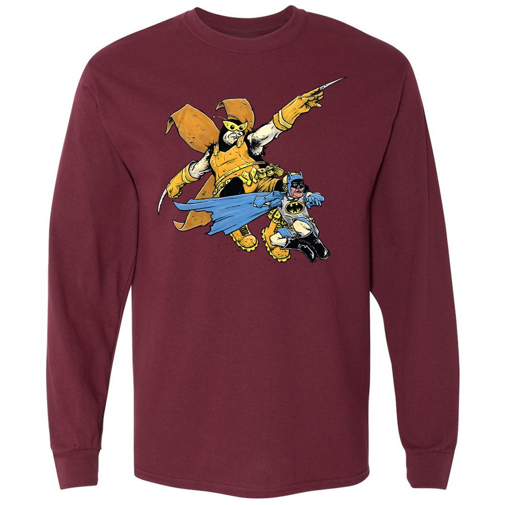 Long Sleeve T-Shirt - Q24YR4TP - Maroon - 11