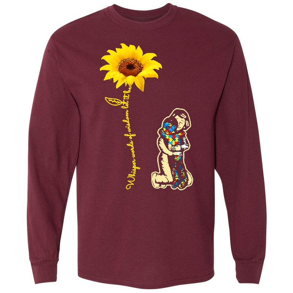 Long Sleeve T-Shirt - HBAV24MA - Maroon - 11