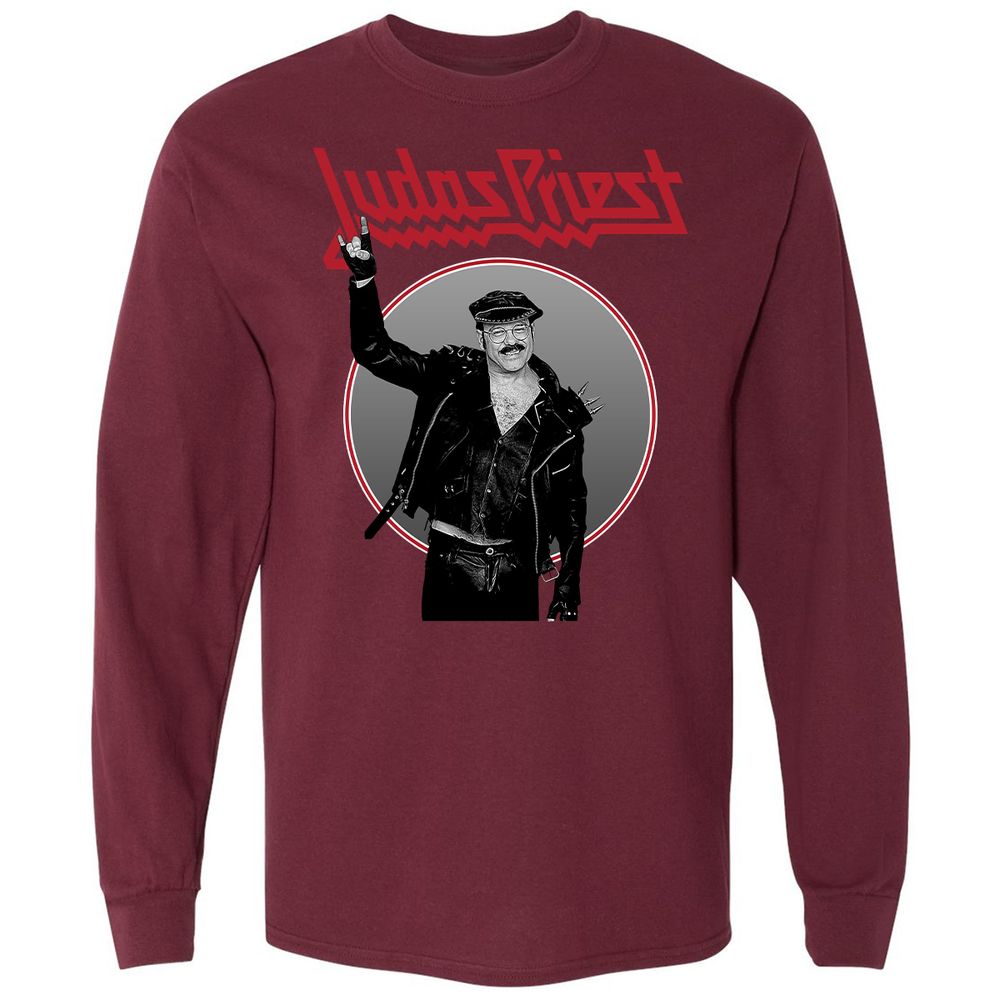 Long Sleeve T-Shirt - XKJ2PYTB - Maroon - 11