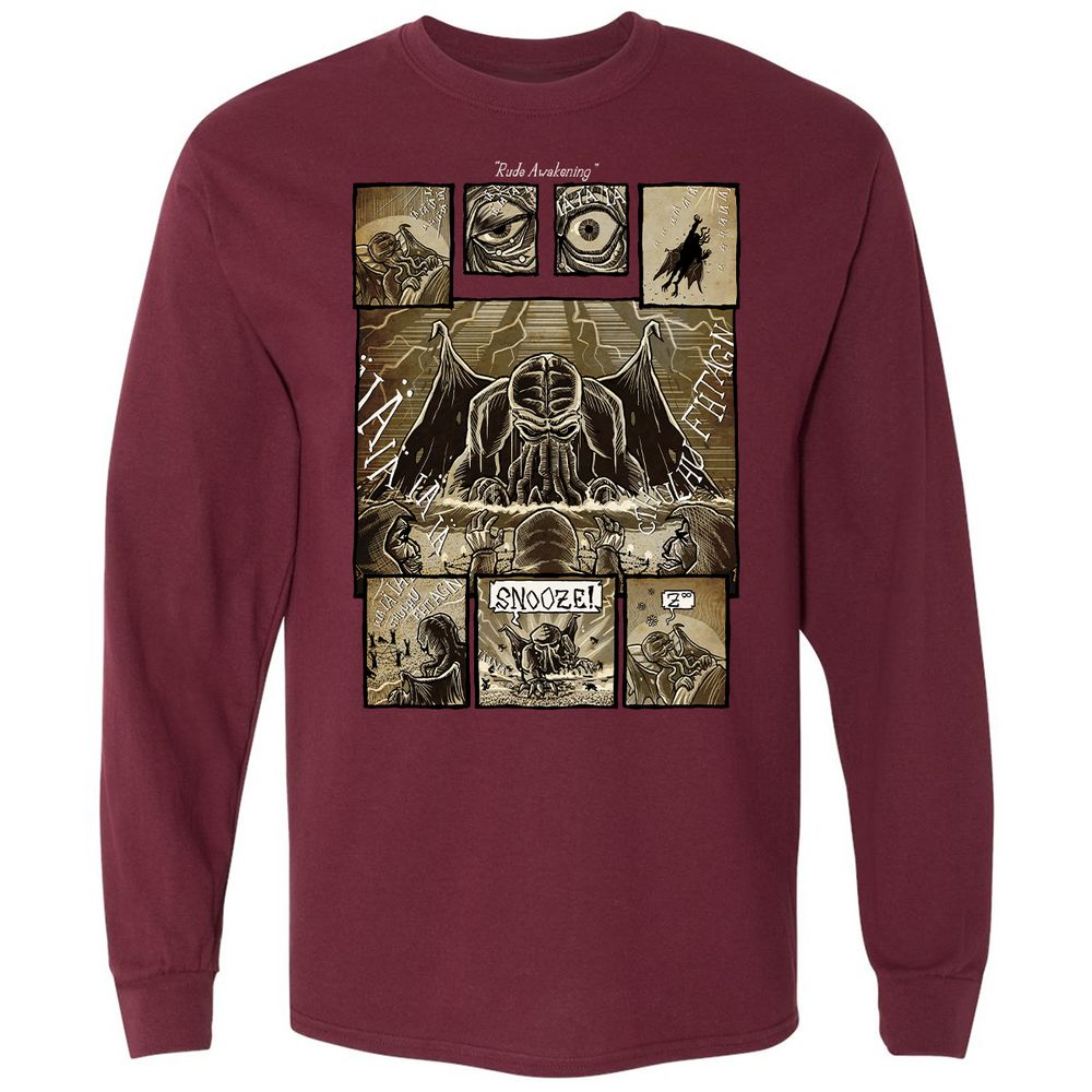 Long Sleeve T-Shirt - BVJVAAY2 - Maroon - 11