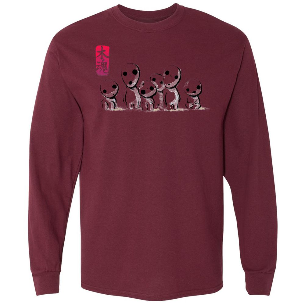 Long Sleeve T-Shirt - 869DUR33 - Maroon - 11