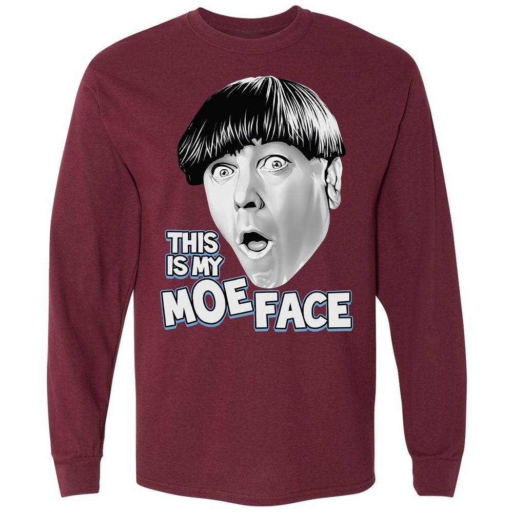 Long Sleeve T-Shirt - C8WGB5RB - Maroon - 11
