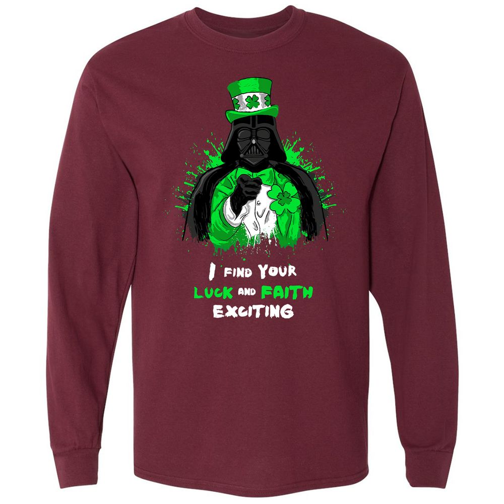 Long Sleeve T-Shirt - JP9L5WJR - Maroon - 11