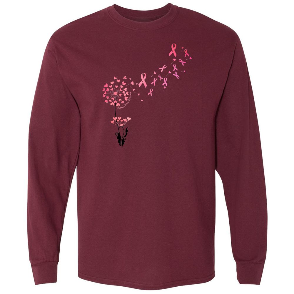 Long Sleeve T-Shirt - BEP4VWCE - Maroon - 11