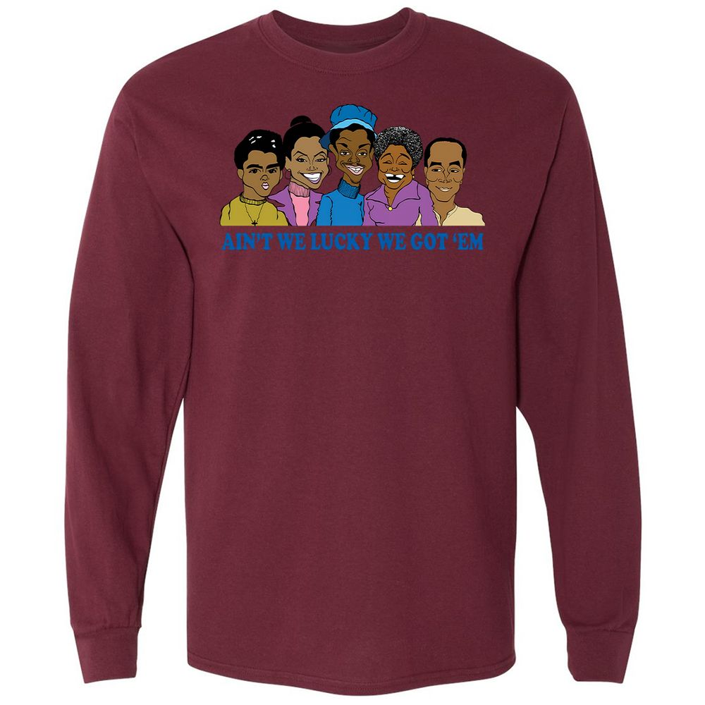 Long Sleeve T-Shirt - HV2GFFJW - Maroon - 11