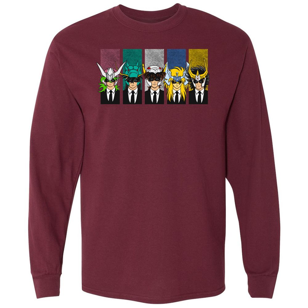 Long Sleeve T-Shirt - LPVT4H3R - Maroon - 11
