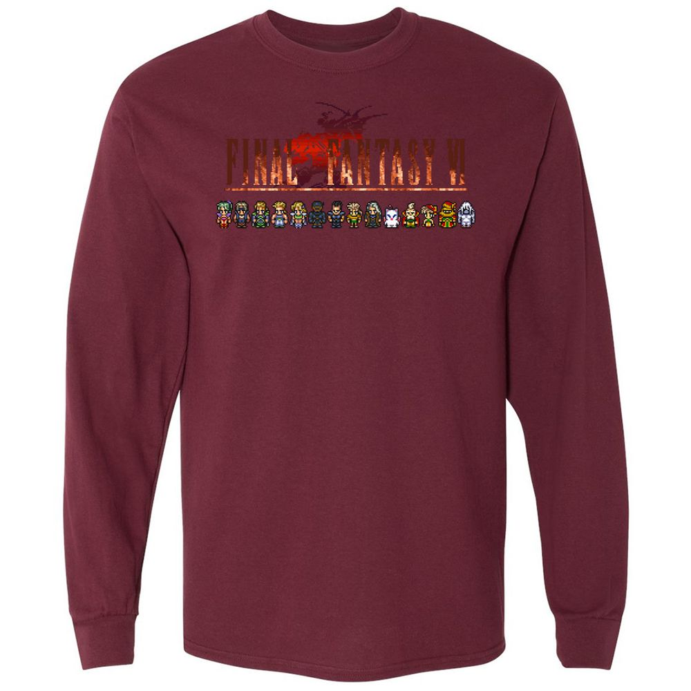 Long Sleeve T-Shirt - 3WXEX1LU - Maroon - 11