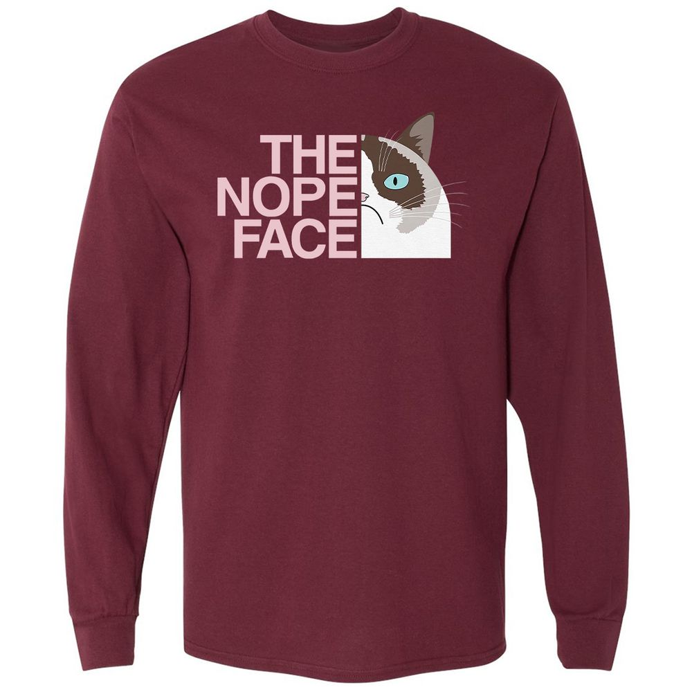Long Sleeve T-Shirt - 8TW7F4MR - Maroon - 11