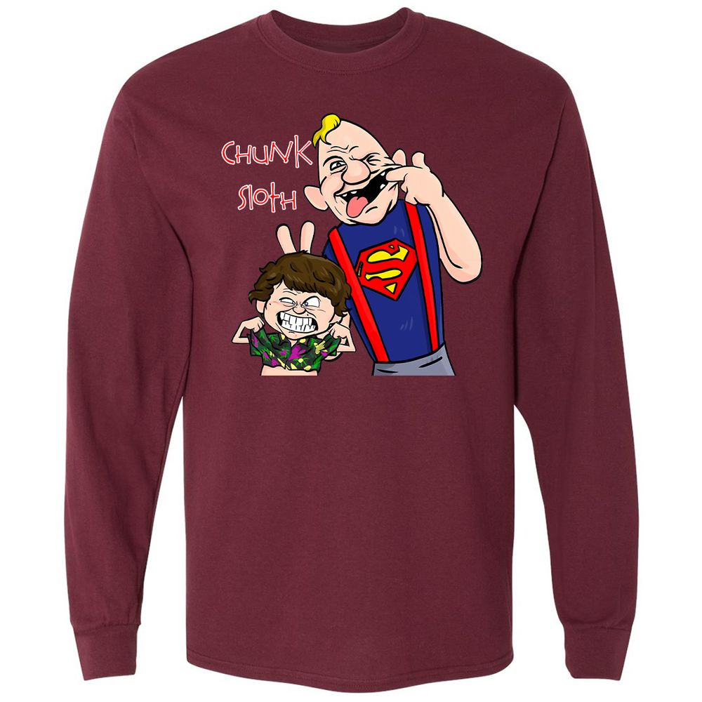 Long Sleeve T-Shirt - 42RJ74GJ - Maroon - 11