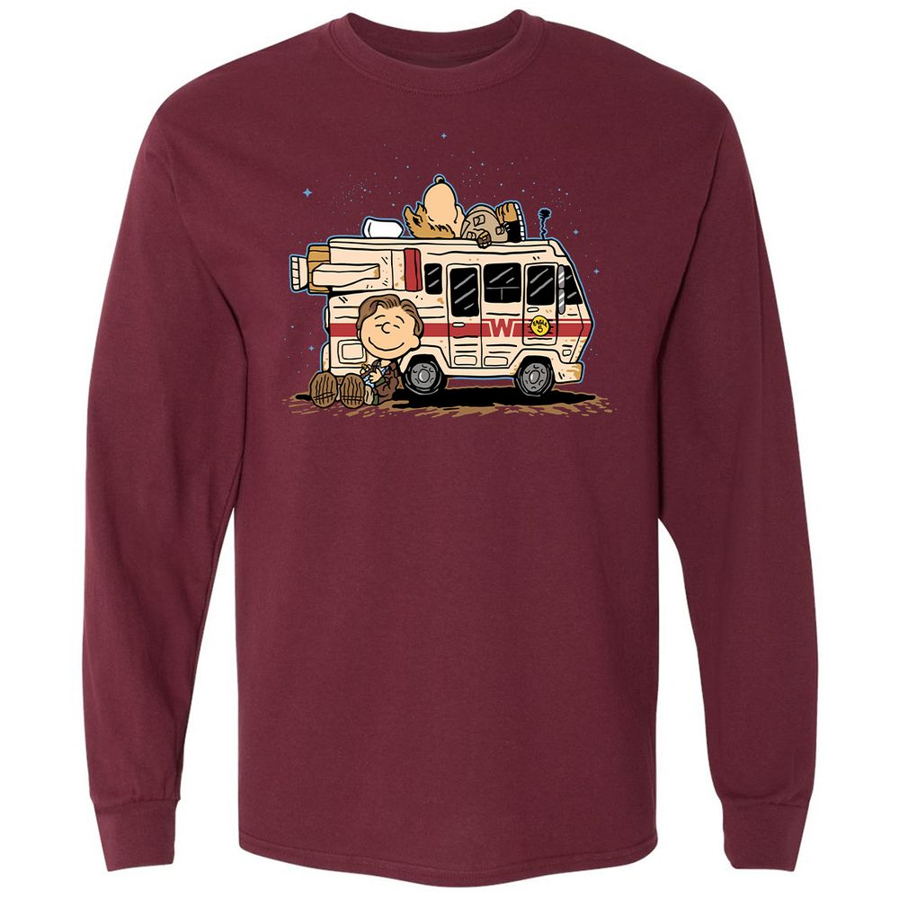 Long Sleeve T-Shirt - S7TBTFMZ - Maroon - 11
