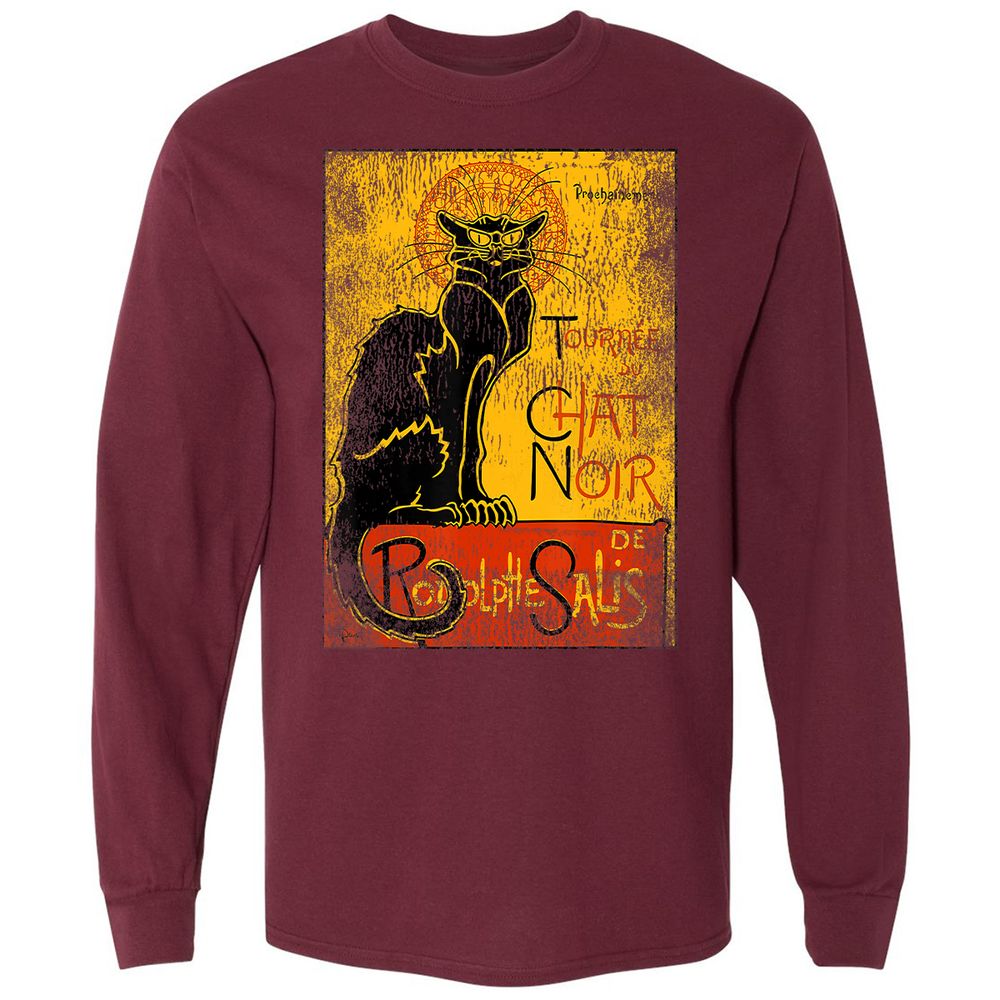 Long Sleeve T-Shirt - UNQL61RD - Maroon - 11