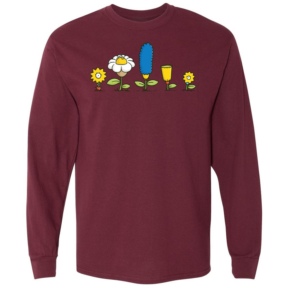 Long Sleeve T-Shirt - DLC9KBVX - Maroon - 11
