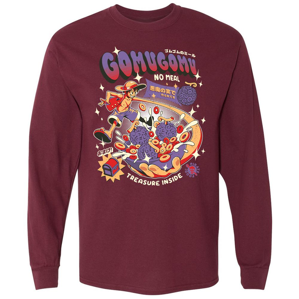 Long Sleeve T-Shirt - J4Z458XB - Maroon - 11