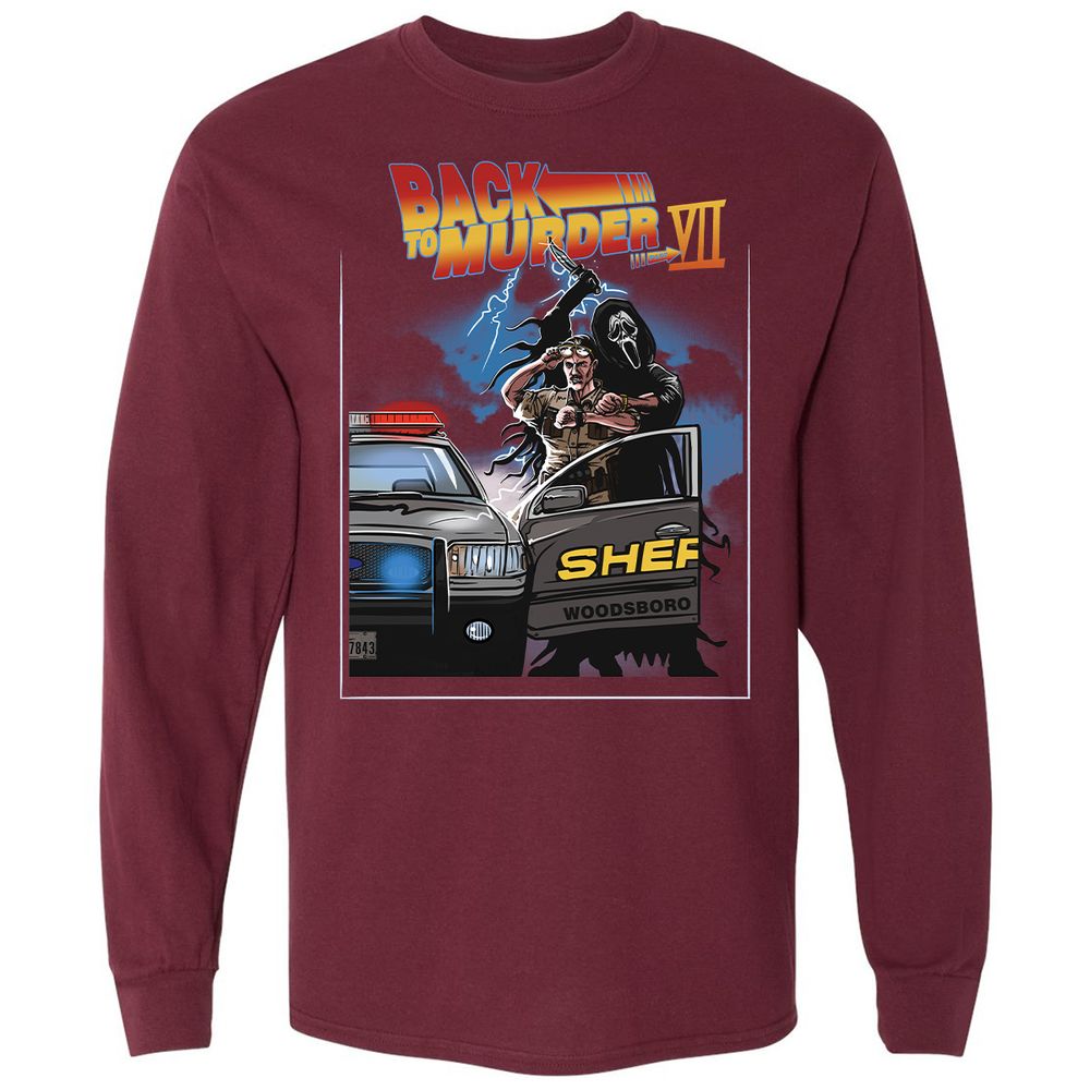 Long Sleeve T-Shirt - S4P7TYTU - Maroon - 11
