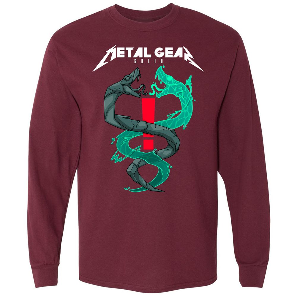 Long Sleeve T-Shirt - U9VP86YX - Maroon - 11