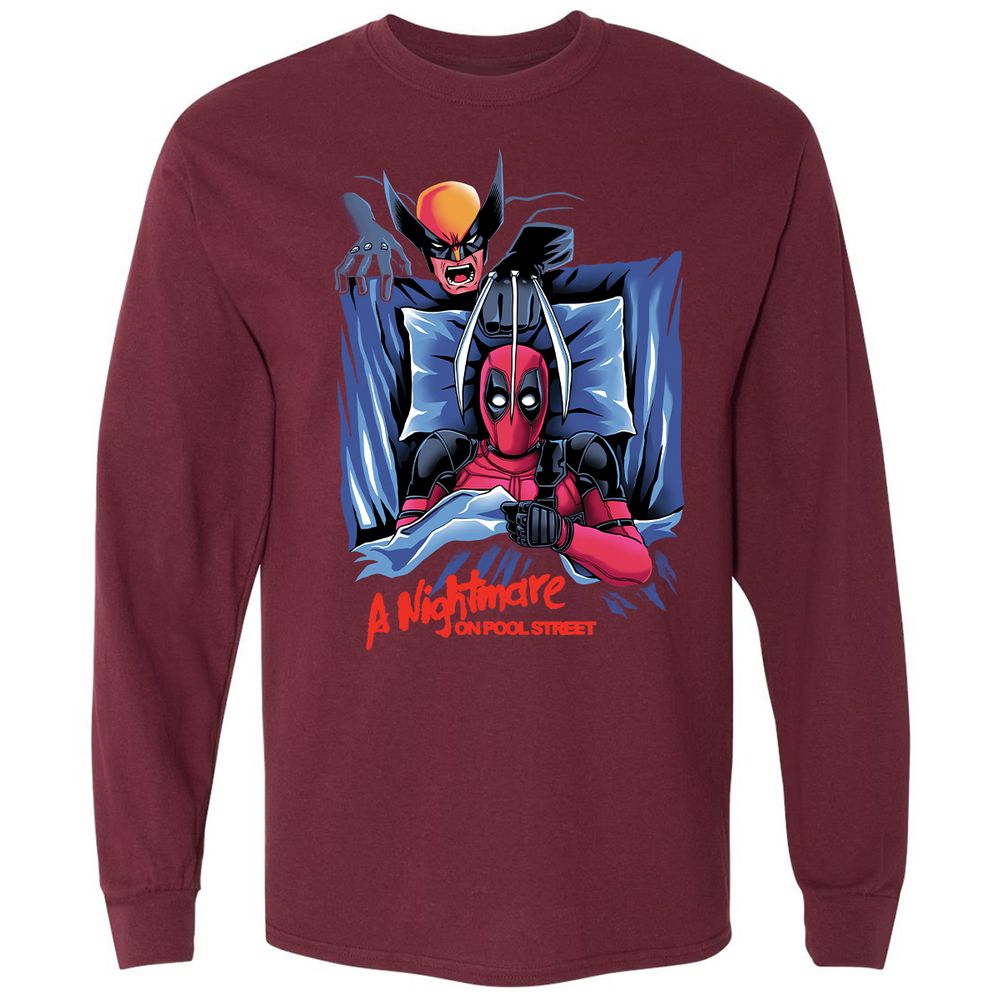 Long Sleeve T-Shirt - G77HHNAD - Maroon - 11