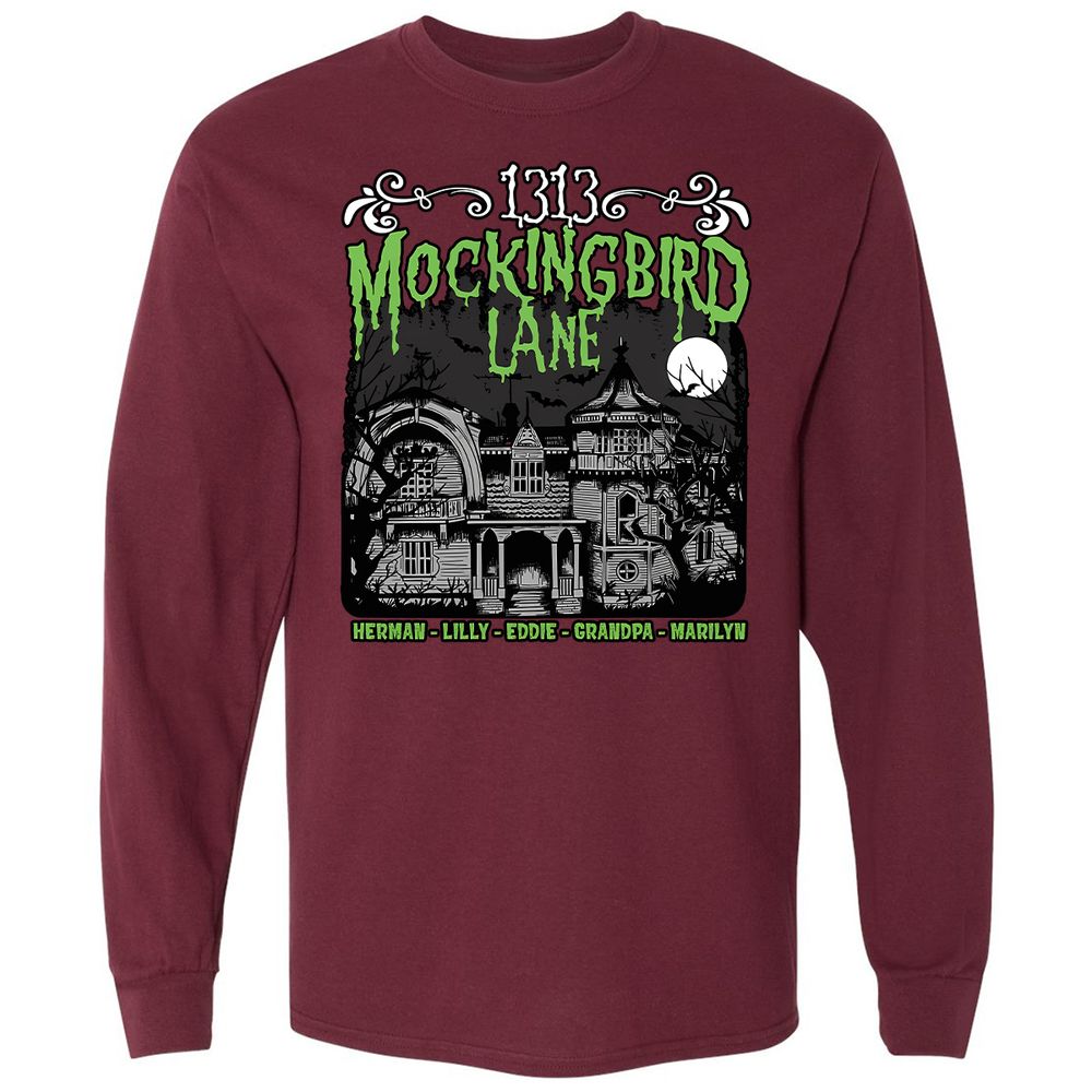 Long Sleeve T-Shirt - 3QE7TD2E - Maroon - 11