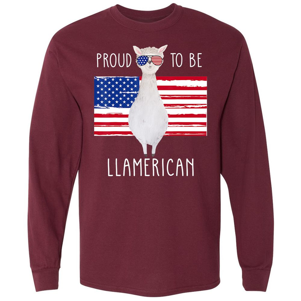 Long Sleeve T-Shirt - T1X3D4MS - Maroon - 11