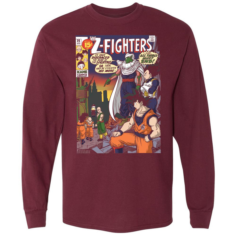 Long Sleeve T-Shirt - LNLLEJ45 - Maroon - 11