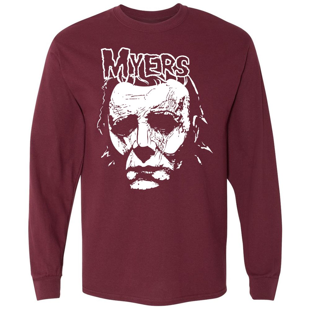 Long Sleeve T-Shirt - BWNNNXDB - Maroon - 11