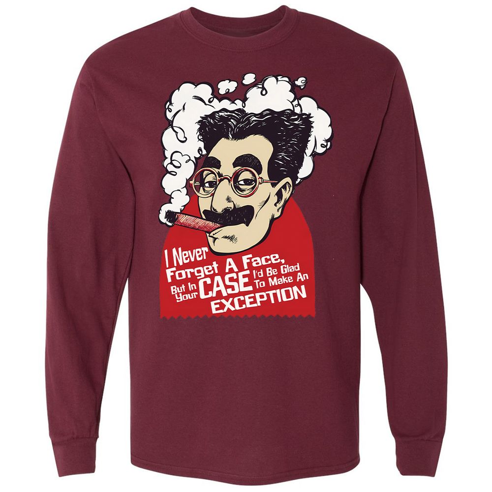 Long Sleeve T-Shirt - 1FAJANXJ - Maroon - 11