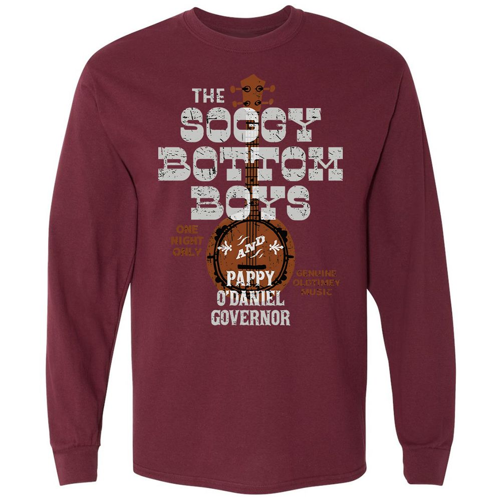 Long Sleeve T-Shirt - 8JRESGYY - Maroon - 11