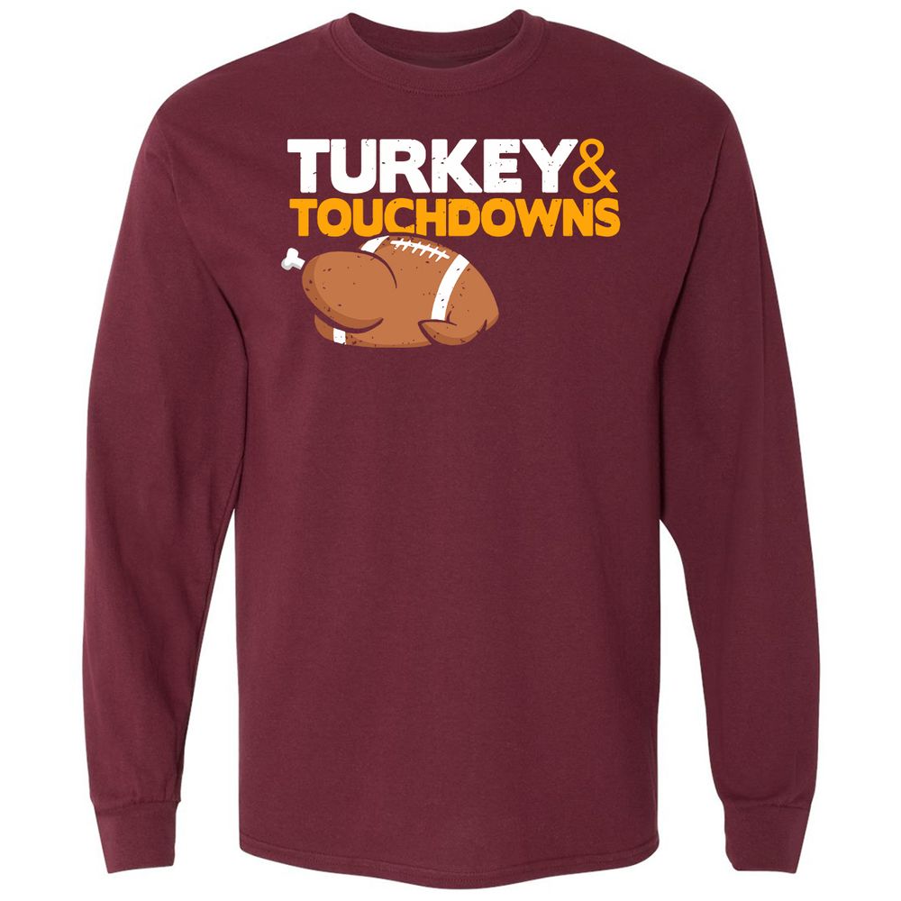Long Sleeve T-Shirt - TMCFBWN5 - Maroon - 11