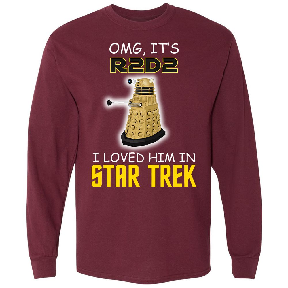 Long Sleeve T-Shirt - 85HYEHWC - Maroon - 11