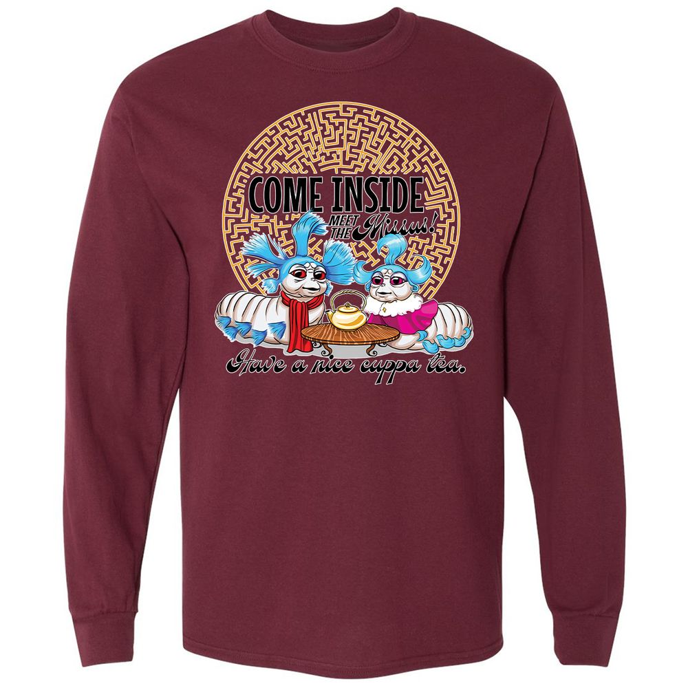 Long Sleeve T-Shirt - GQ1YQUPE - Maroon - 11
