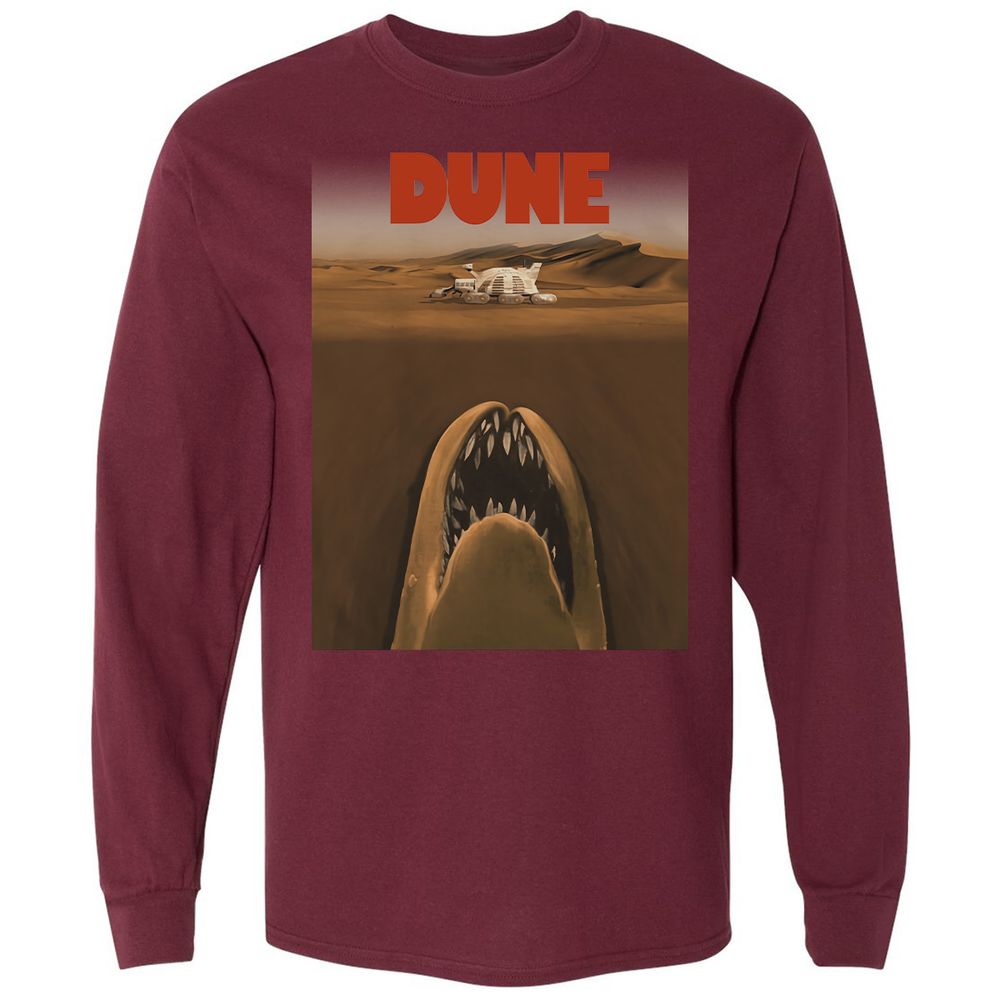 Long Sleeve T-Shirt - TAQF3TS7 - Maroon - 11
