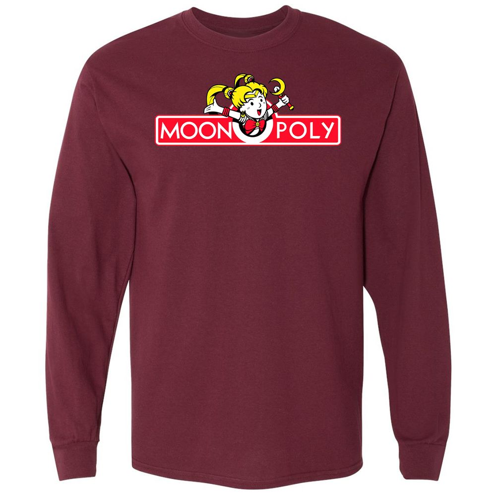Long Sleeve T-Shirt - TUGN8YLY - Maroon - 11
