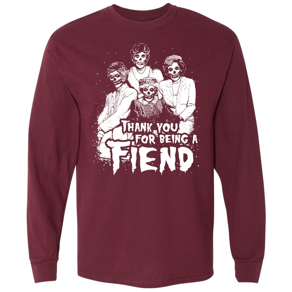 Long Sleeve T-Shirt - CNXECDK5 - Maroon - 11