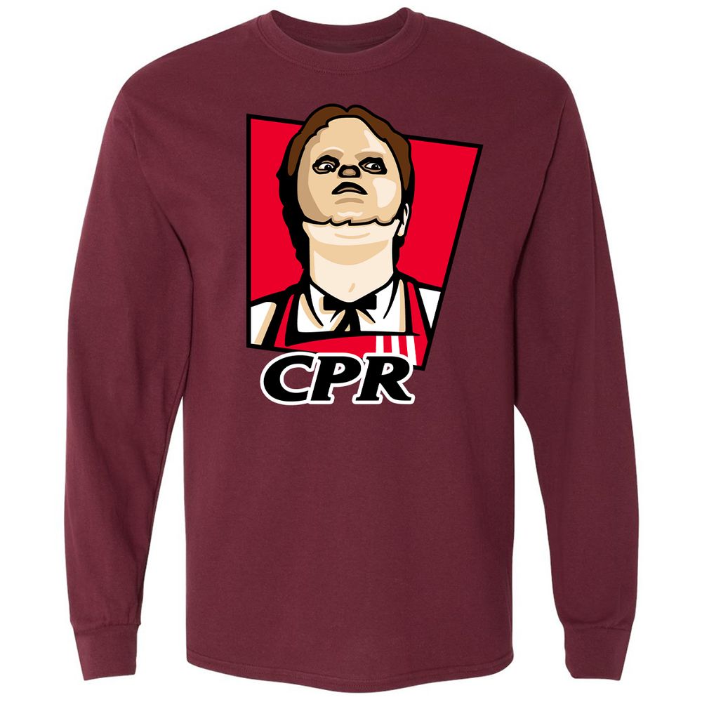 Long Sleeve T-Shirt - 2CR1X6FM - Maroon - 11