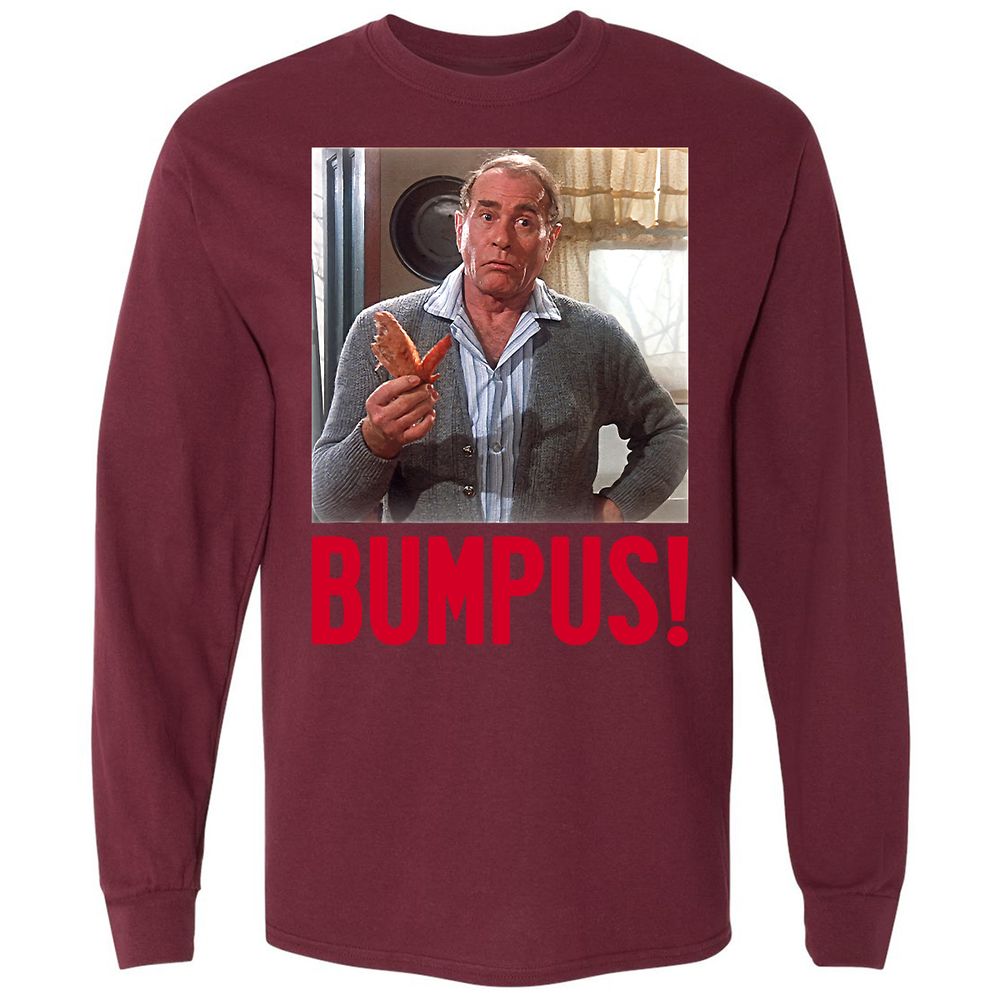 Long Sleeve T-Shirt - H4BWGRLM - Maroon - 11
