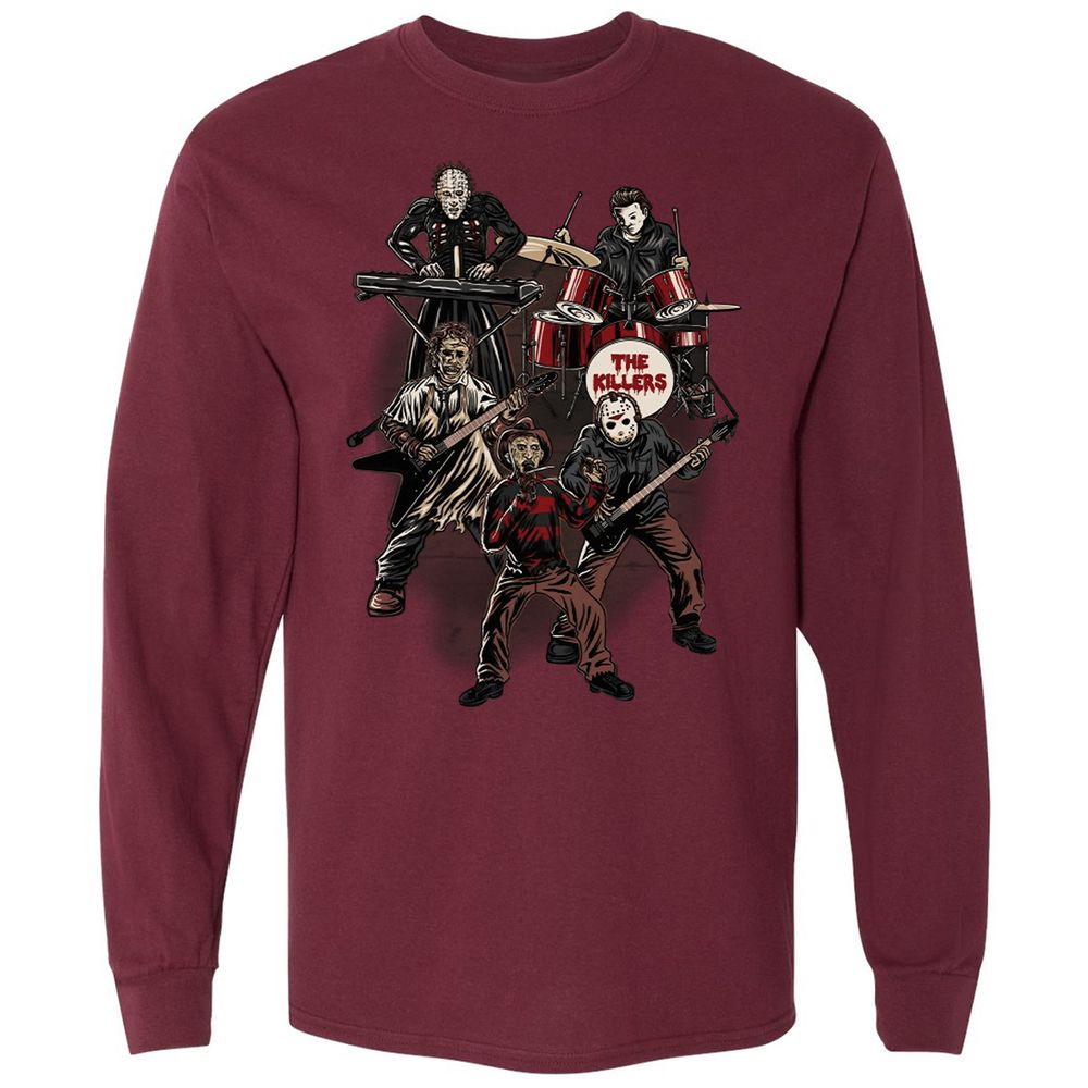 Long Sleeve T-Shirt - A3VP611D - Maroon - 11