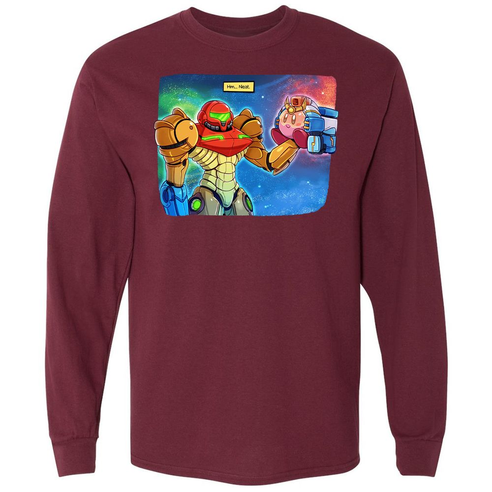 Long Sleeve T-Shirt - DEN214MQ - Maroon - 11