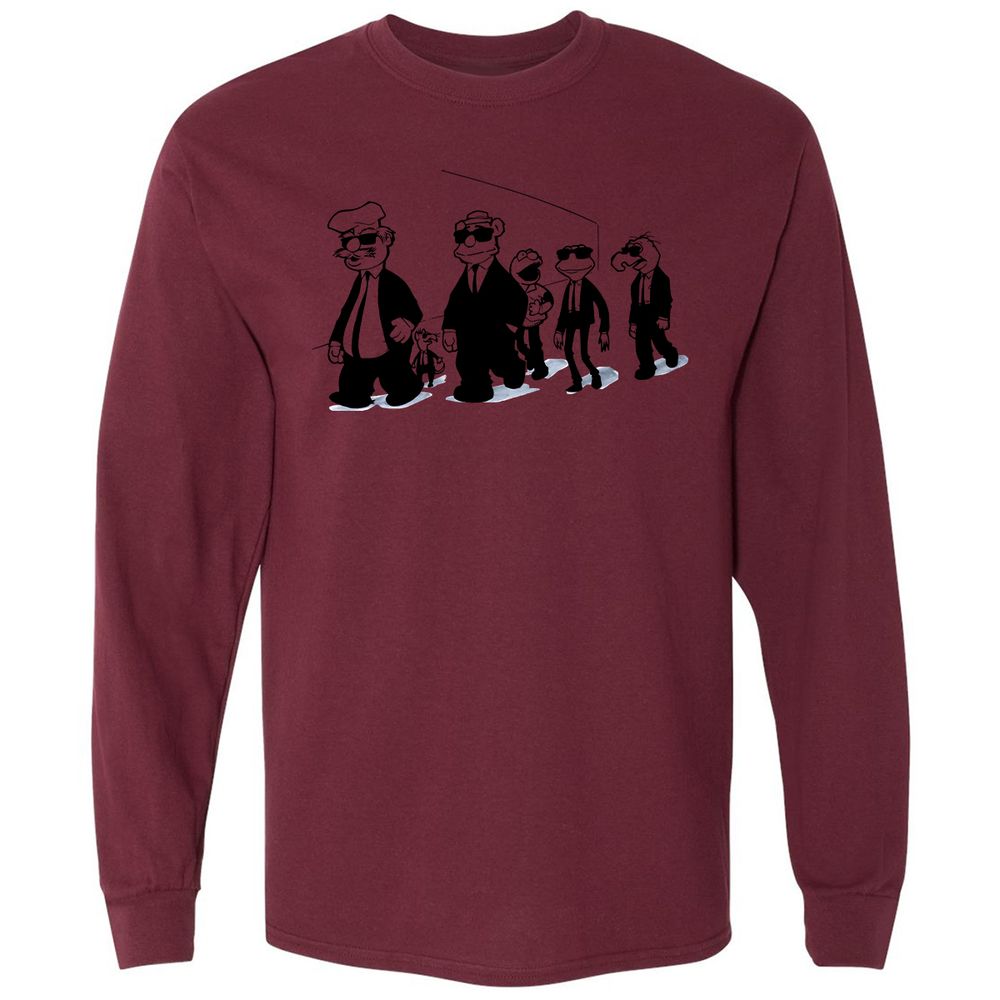 Long Sleeve T-Shirt - BM6UHEHP - Maroon - 11
