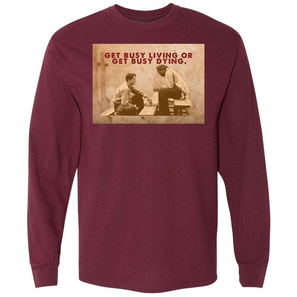 Long Sleeve T-Shirt - GR34CX5R - Maroon - 11