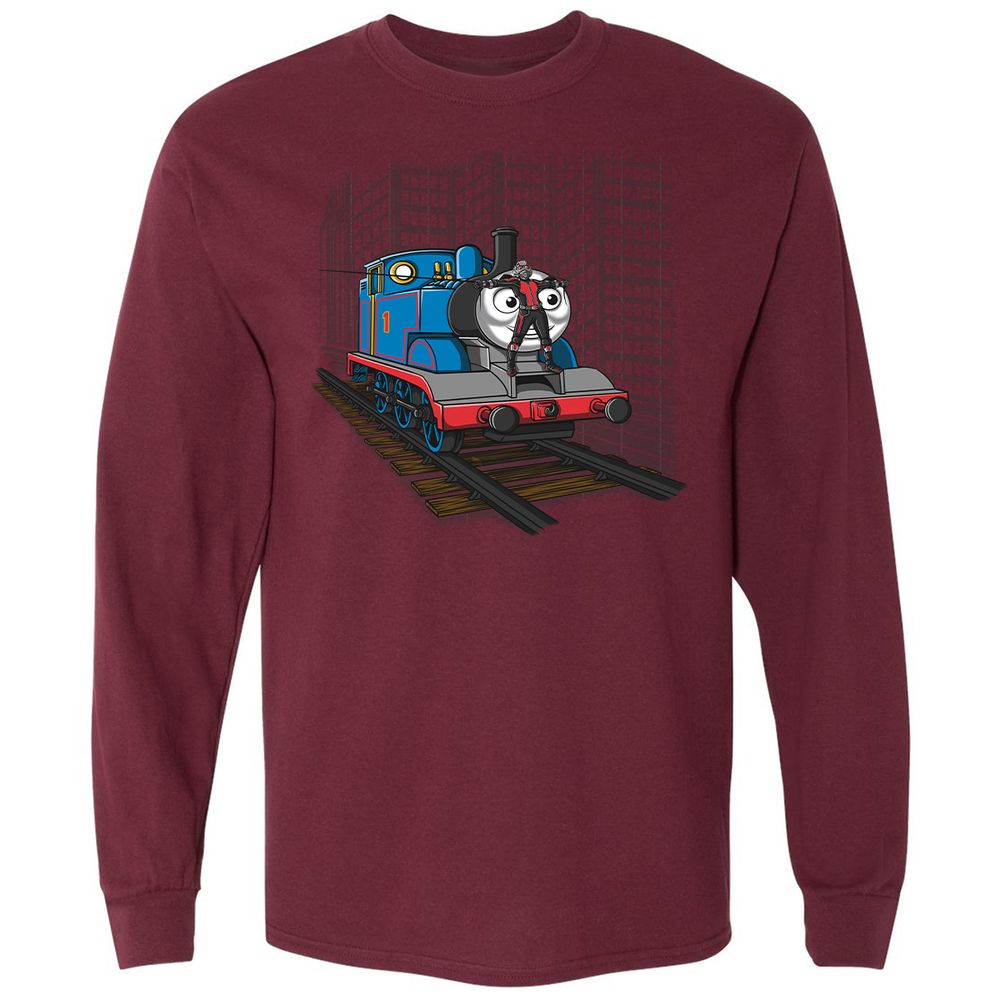 Long Sleeve T-Shirt - 1E9TN624 - Maroon - 11